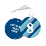 Striped Circle -- Favor Gift Tags