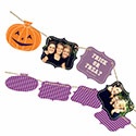 Pumpkin Ribbon Strand -- Halloween Photo Cards