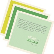 Color Block Text Set of 3 