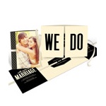 Tied Up In Love -- Unique Photo Wedding Invitations