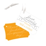Sweetly Scripted -- Wedding Favor Tags