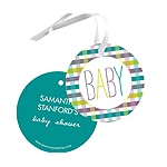 Precious Plaid -- Baby Shower Gift Tags