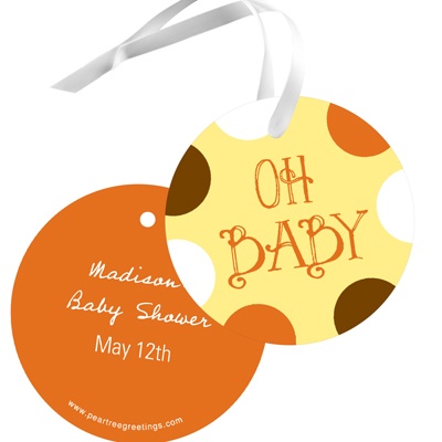 Whimsical Welcome -- Baby Shower Gift Tags
