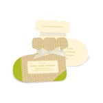 Sweet Feet in Pink -- Girl Birth Announcements