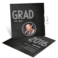 Wheel of Photos on Chalkboard 