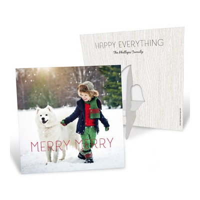 Photo Christmas Cards  -- Merry Merry Picture Frame