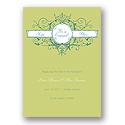 Vintage Scroll -- Save the Date