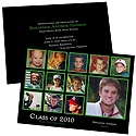 Through the Years -- Photo Graduation Invitations