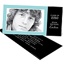 Smart Singleton -- Photo Graduation Invitations
