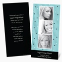 Terrific Trio -- Photo Graduation Invitations