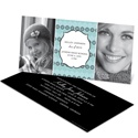 Dynamic Duo -- Photo Graduation Invitations