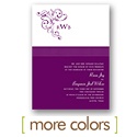 Initial Cuteness -- White Wedding Invitation