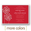 Flirty Stems -- Wedding Invitation