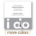 The Night Before I Do -- Rehearsal Dinner Invitation