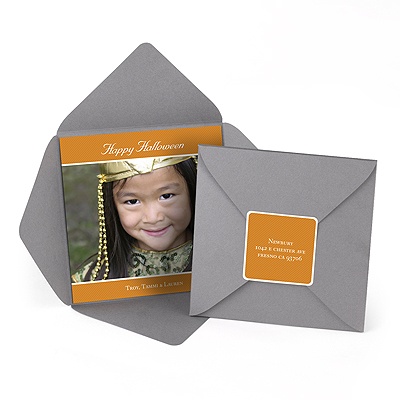 Simply Enclosed -- Halloween Pocket Photo Card