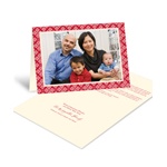 Fanciful Pattern -- Photo Christmas Card