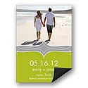 Elegant Swirls -- Save the Date Magnet