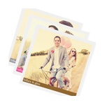 Newlywed Banner Set of 3 -- Personalized Photo Napkins