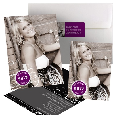 Flair -- Graduation Party Invitation Ensemble