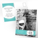 Solid Future -- Photo Graduation Invitation Postcard
