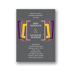 Party for Two- Joint Graduation Invitation