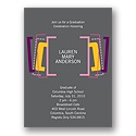 Angled Elements -- Graduation Invitation