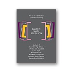 Angled Elements -- Graduation Invitation
