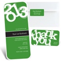One for the Books -- Graduation Party Invitation Ensemble