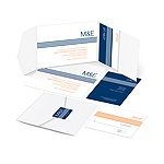 Lovely Lines Ensemble -- Pocket Wedding Invitations