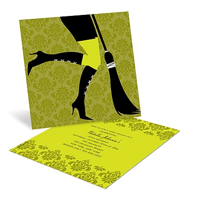 Witches Night Out  -- Halloween Invitation