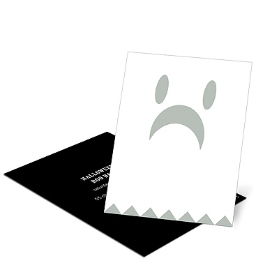 Spooky Ghost -- Kids Halloween Invitation