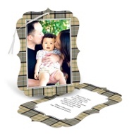 Plaid Photo Ornament Frame 