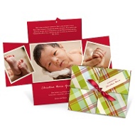 Wrapped Collage In Plaid 