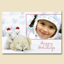 Santa Cubs Foldover Photo Card
