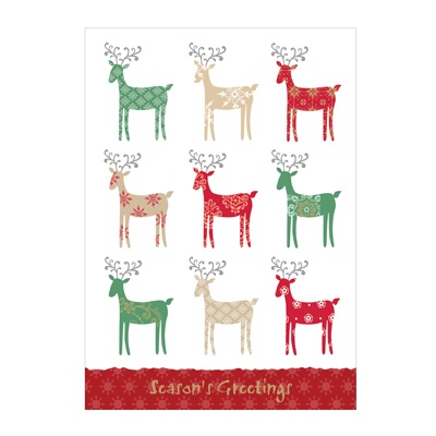 Reindeer Greetings Card