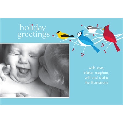 Colorful Gathering Photo Panel Card