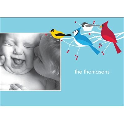 Colorful Gathering Photo Note Card