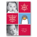 Polar Pal - Penguin Two-Photo Panel Card