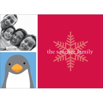 Polar Pal - Penguin Photo Note Card