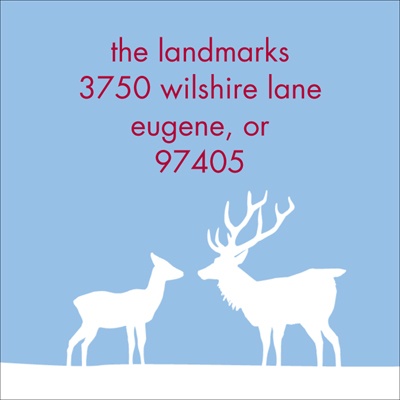 Winter's Wonders Address Label Sheet