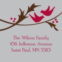 Birds and Berries Address Label Sheet