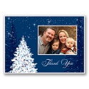Holiday Sparkles Photo Thank You Card