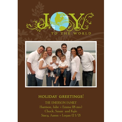 World of Joy Photo Panel Card