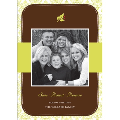 Touch of Holly Photo Panel Card