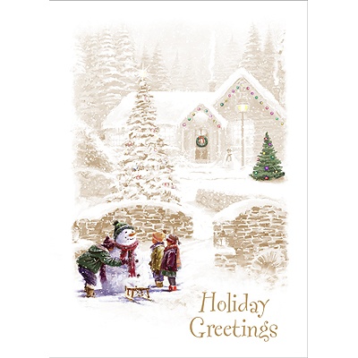 Snowman Greetings Card