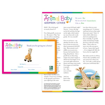 Adopt a Baby Giraffe - $20