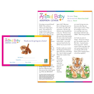 Adopt a Baby Tiger - $20