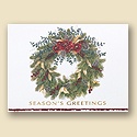 Cranberry Wreath Card