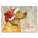 Santa Dog Card