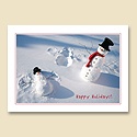 Snowman Angel Card